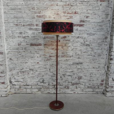 Floor Lamp with Round Shade, 1960s-TL-827422