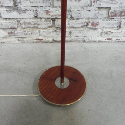 Floor Lamp with Round Shade, 1960s-TL-827422