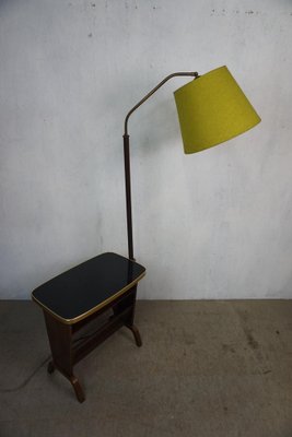 Floor Lamp with Table and Newspaper Holder, 1950s-GPQ-1160716