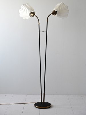 Floor Lamp with Two Light Points, 1960s-QWP-2033988