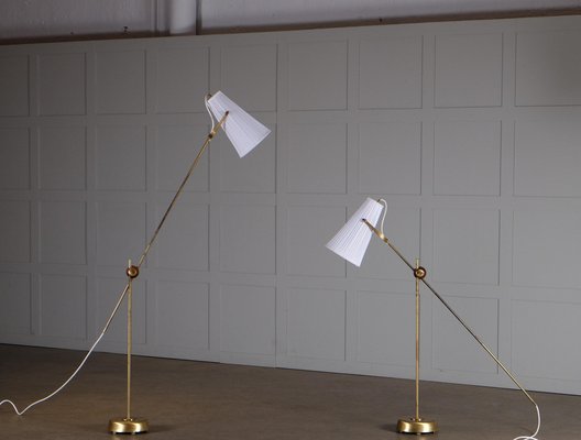 Floor Lamps attributed to Hans Bergström, 1950s, Set of 2-QU-1757408