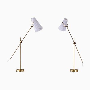 Floor Lamps attributed to Hans Bergström, 1950s, Set of 2-QU-1757408