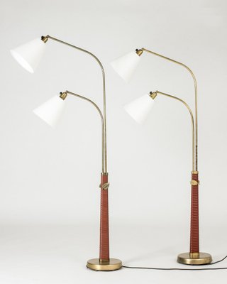 Floor Lamps by Hans Bergström, 1930s, Set of 2-NL-1756213