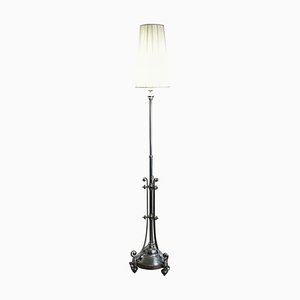 Floor Standing Lamp in Chrome, 1940s-WFS-744821