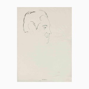 Flor David, Portrait, Drawing, Mid 20th Century-ZCI-1788649