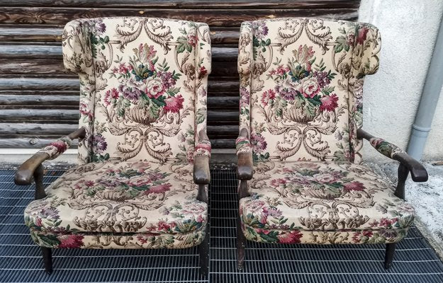 Floral Armchairs, Set of 2-RAQ-1079257