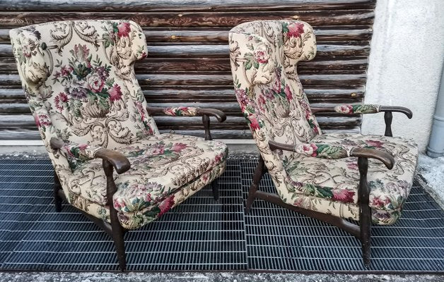 Floral Armchairs, Set of 2-RAQ-1079257