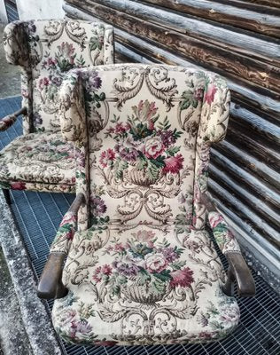 Floral Armchairs, Set of 2-RAQ-1079257