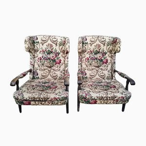 Floral Armchairs, Set of 2-RAQ-1079257