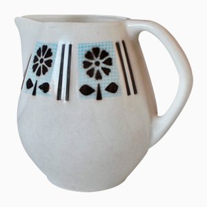 Floral Ceramic Pitcher from Monika, 1950s-AIU-844894