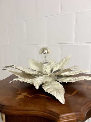 Floral Lamp in White with Gold Leaf-SZM-1770470