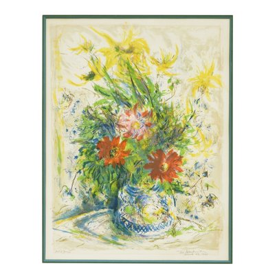 Floral Still Life by Ira Moskowitz, 1967-JUA-892584