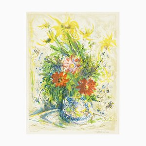 Floral Still Life by Ira Moskowitz, 1967-JUA-892584