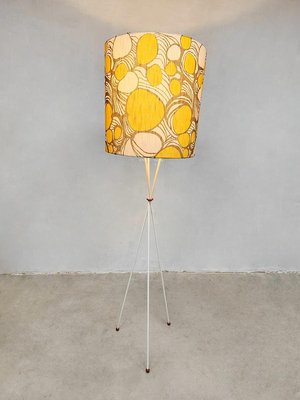 Floral Tripod Floor Lamp, 1960s-BW-1425482