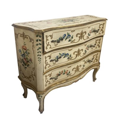 Floral Venetian Chest of Drawers, 1890s-RFP-2033634