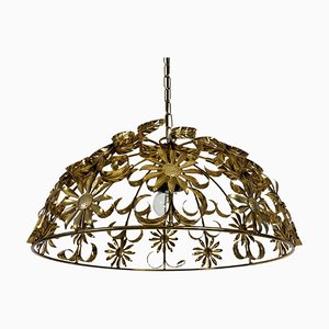 Florentine Flower Shape Pendant Lamp attributed to Banci Firenze, 1970s-PUK-1428255