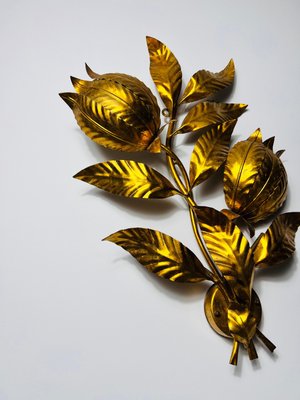 Florentine Flower Shape Wall Lamp attributed to Hans Kögl, Germany, 1950s-PUK-2024104