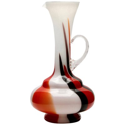 Florentine Pitcher Vase in Opaline Glass, 1955-MJY-1148882