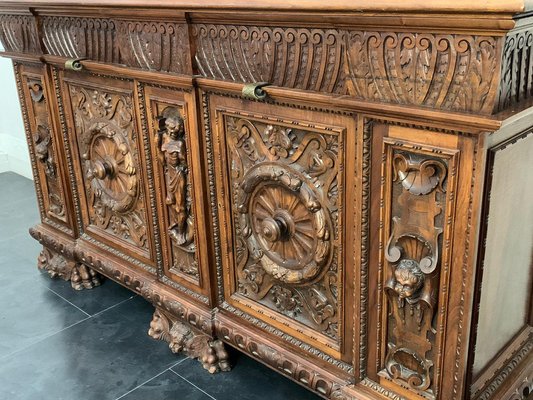 Florentine Renaissance Credenza, 1890s-IJR-1395969