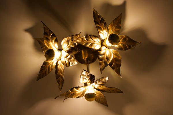 Flower Ceiling Light by Willy Daro, 1970s-OWS-1791247