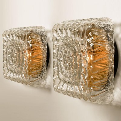 Flower Glass Flush Mount or Wall Sconce, 1960s-VDW-1300445