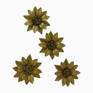 Flower Sconce, 1970s, Set of 4-BGP-1113626