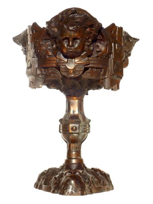 Flower Stand in Metal, 1890s-GKB-1802295