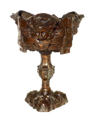 Flower Stand in Metal, 1890s-GKB-1802295