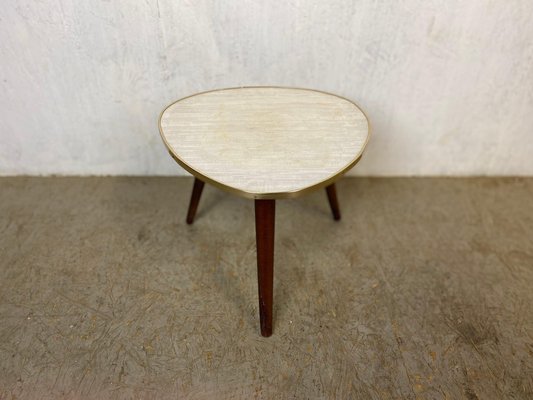 Flower Stool with Three Wooden Feet, 1950s-GPQ-1782301