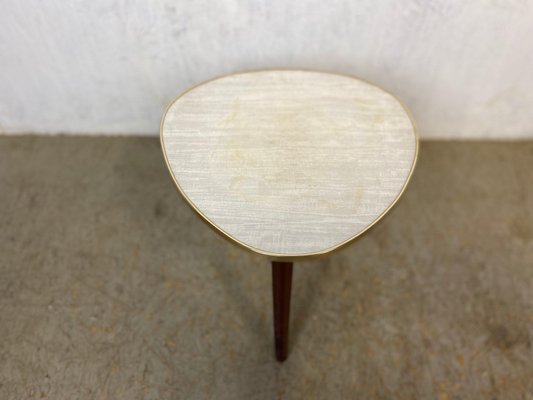 Flower Stool with Three Wooden Feet, 1950s-GPQ-1782301