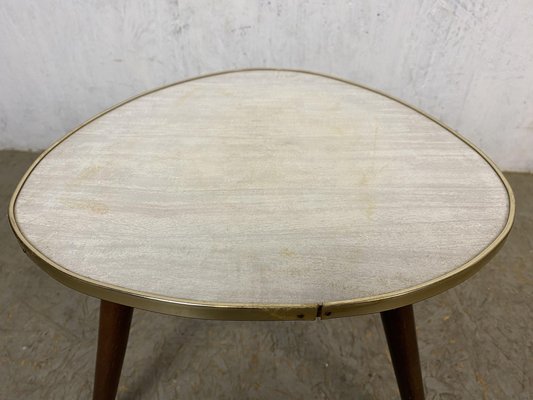 Flower Stool with Three Wooden Feet, 1950s-GPQ-1782301