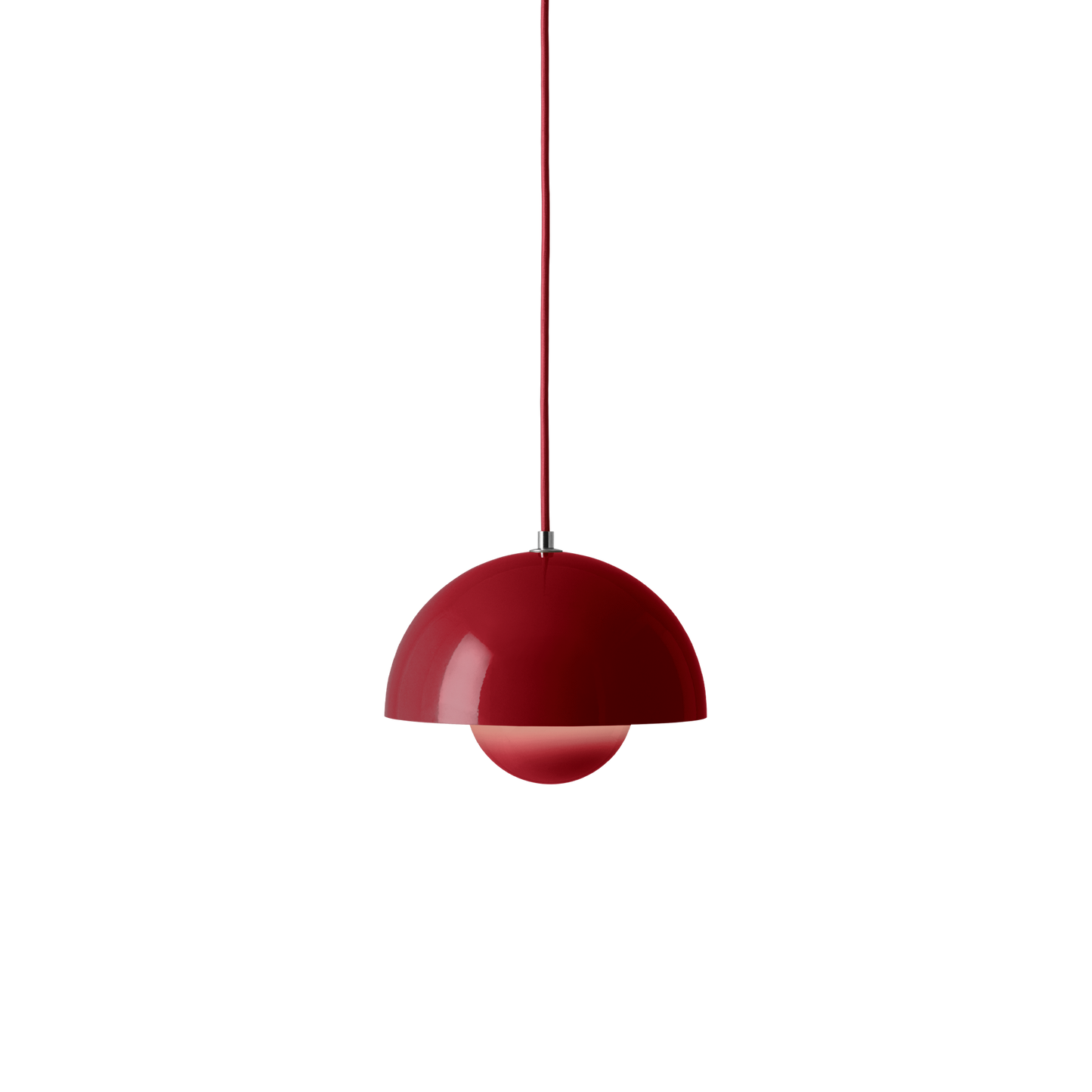 Flowerpot VP1 Pendant Lamp by &tradition #Vermilion Red