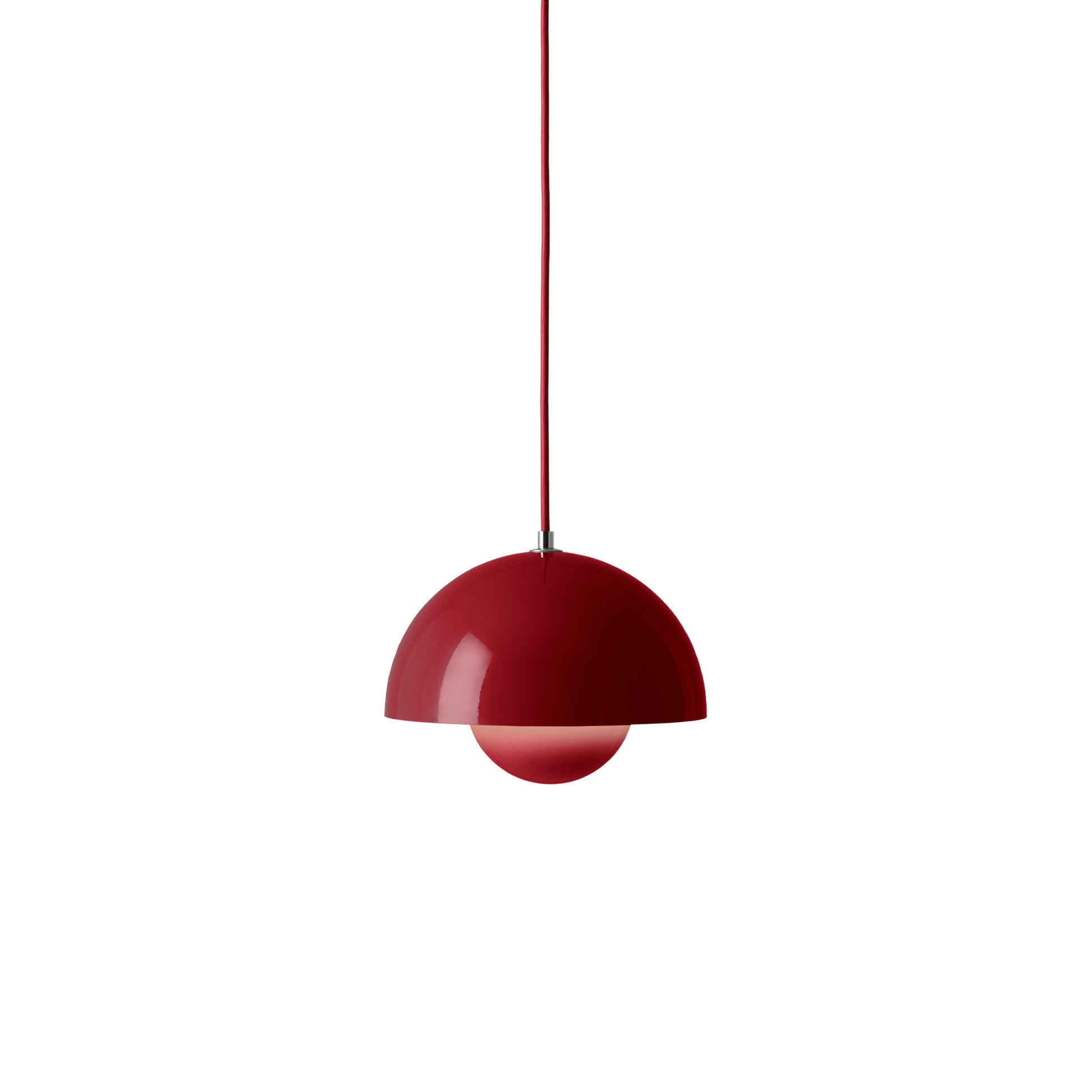 Flowerpot VP1 Pendant Lamp by &tradition #Vermilion Red