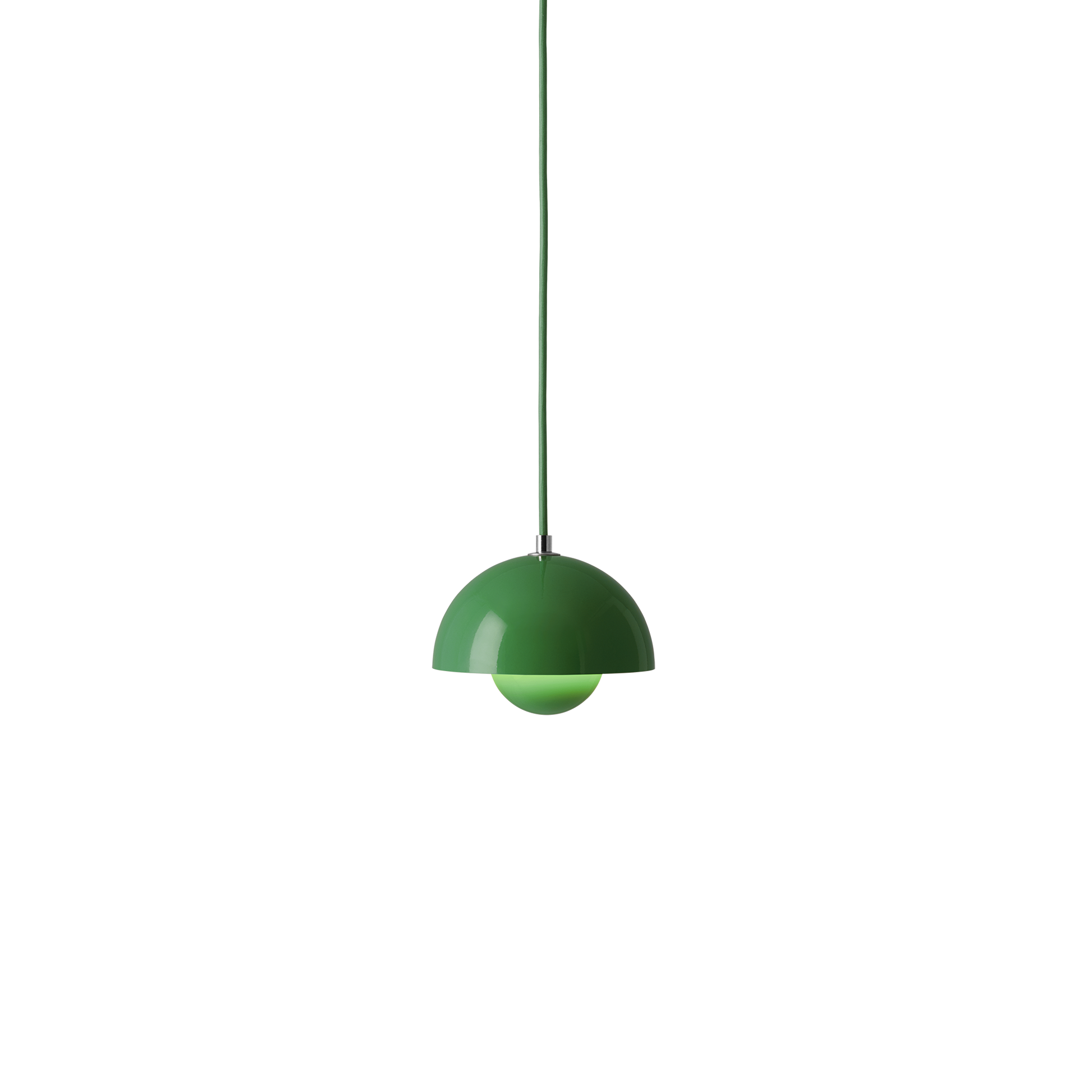Flowerpot VP10 Pendant Lamp by &tradition #Signal Green
