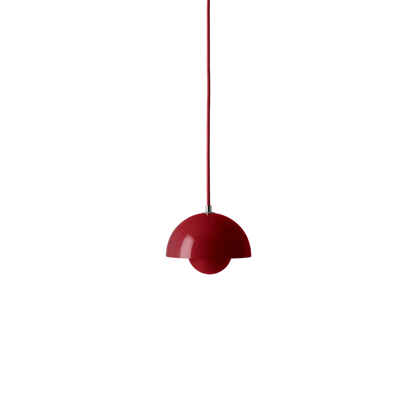 Flowerpot VP10 Pendant Lamp by &tradition #Vermilion Red