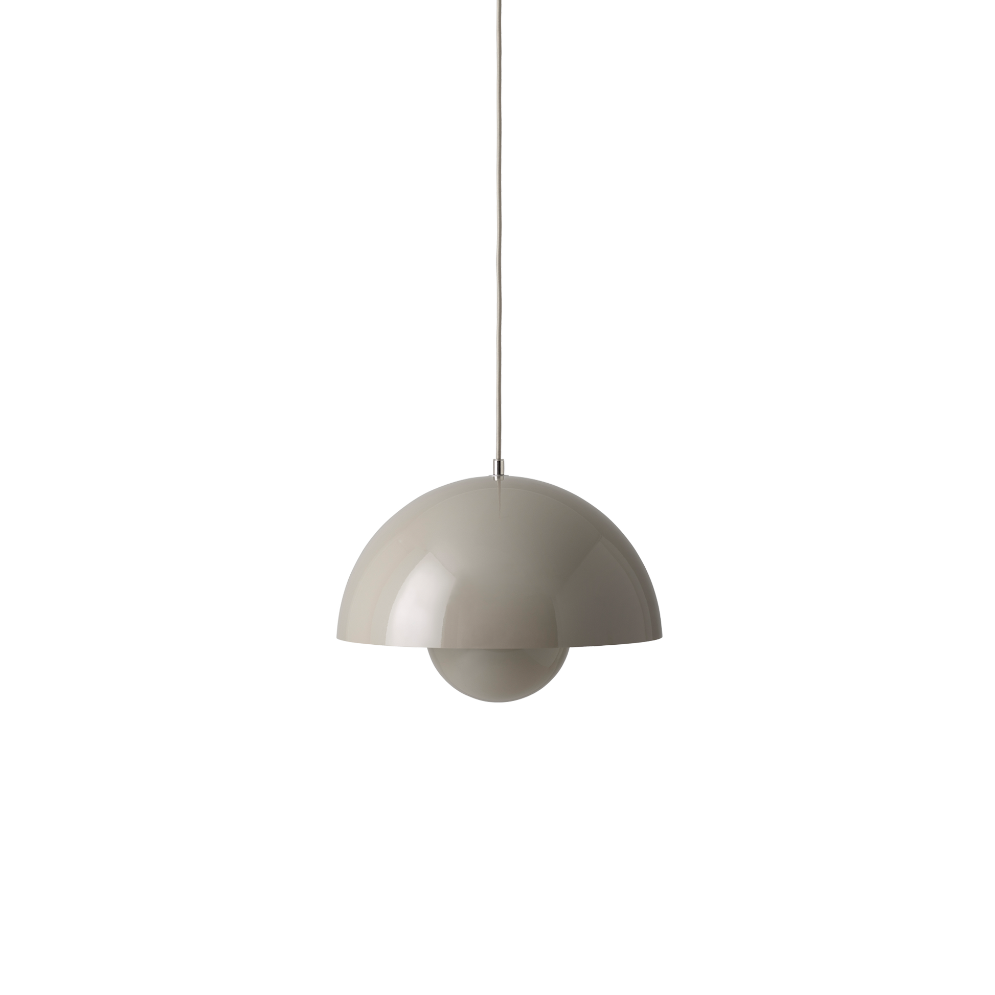 Flowerpot VP7 Pendant Lamp by &tradition #Beige Gray