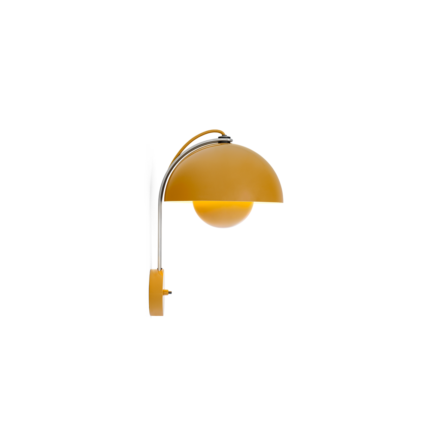 Flowerpot VP8 Wall Lamp by &tradition #Mustard yellow