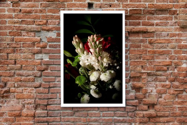 Flowers with Caravaggio Light, Still Life Giclée Photo, 2021-RWC-1016098