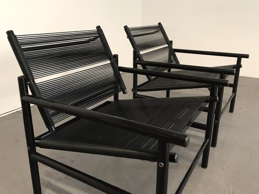 Fly Line Armchairs by Giandomenico Belotti for CMP Padova, 1980s, Set of 2-RPY-1795941