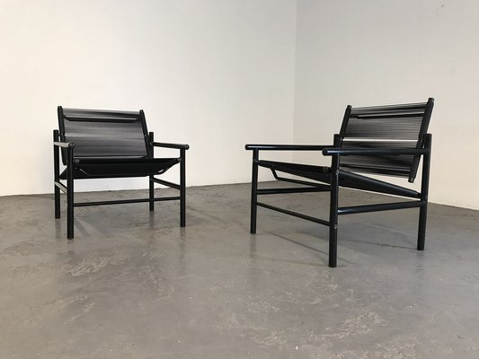 Fly Line Armchairs by Giandomenico Belotti for CMP Padova, 1980s, Set of 2-RPY-1795941