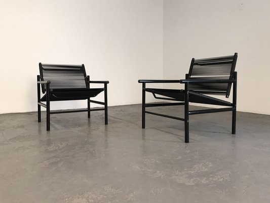 Fly Line Armchairs by Giandomenico Belotti for CMP Padova, 1980s, Set of 2-RPY-1795941