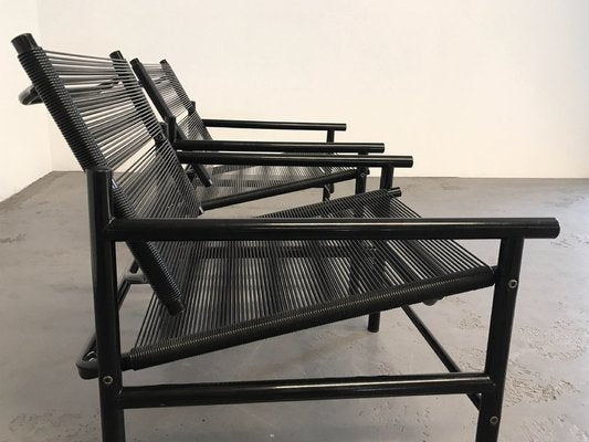 Fly Line Armchairs by Giandomenico Belotti for CMP Padova, 1980s, Set of 2-RPY-1795941