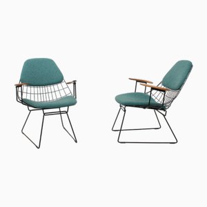 FM06 Wire Lounge Armchairs by Cees Braakman & Adriaan Dekker for Pastoe, Set of 2-SES-2032203