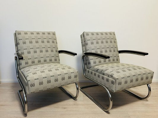 FN 24 Cantilever Armchairs by Willem Hendrik Gispen for Mucke Melder, 1930s Set of 2-YNX-1772744