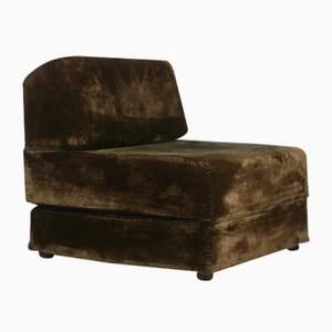 Foam & Velvet Amber Chair, France, 1970-MAO-1137282