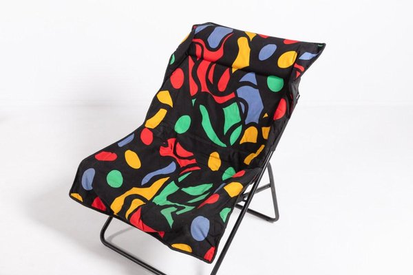 Foldable Pop Art Lounge Chairs, 1990s, Set of 2-KMC-1338718