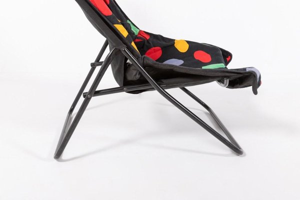 Foldable Pop Art Lounge Chairs, 1990s, Set of 2-KMC-1338718