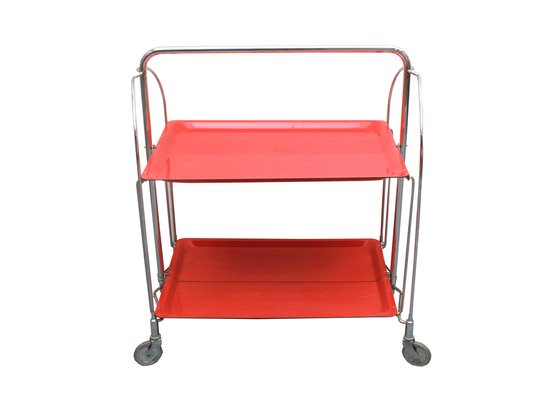 Foldable Serving Cart from Dinett, 1970s-PF-1768515