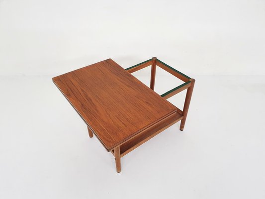 Foldable Side Table by Grete Jalk for Poul Jeppesen, Denmark, 1960s-ZO-1170658