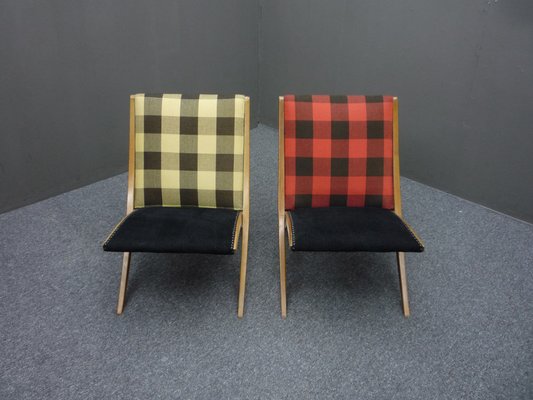 Folding Antimott Chairs by Ulrich Hermstrüwer for Wilhelm Knoll, 1950s, Set of 2-UG-1706490